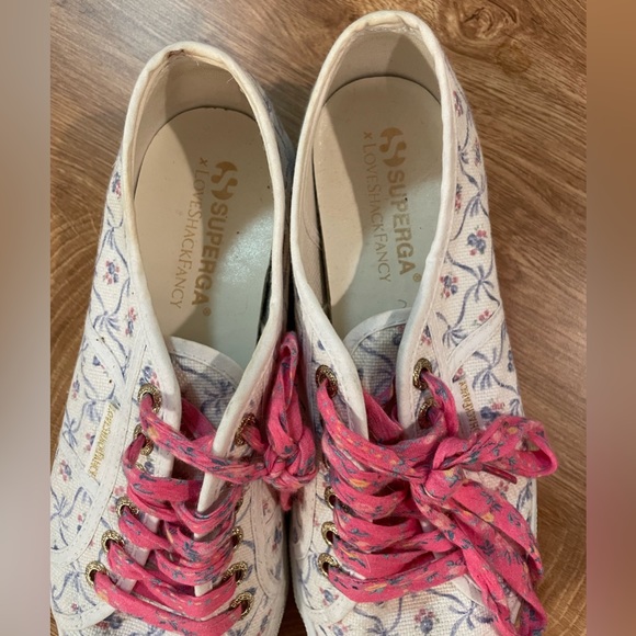 LoveShackFancy x Superga Sneakers size 8 (Excellent Condition) - Picture 9 of 12